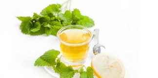 Чай с лимоном, мелиссой и душицей