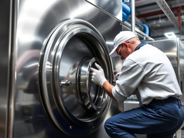 Ремонт промышленных стиральных машин: практическое руководство для владельцев и техников