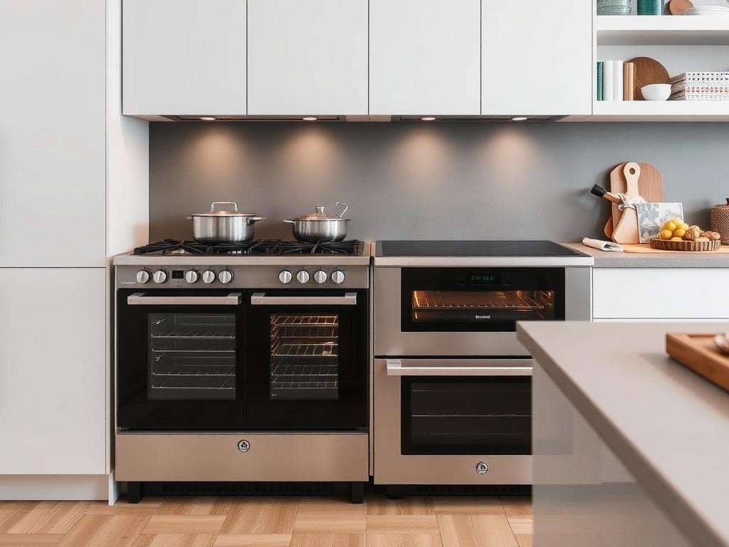 Ovens and cooktops for a modern kitchen Ovens and cooktops for a modern kitchenфото