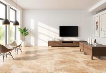 Клеевая кварцвиниловая плитка: надежный пол, который не притворяется