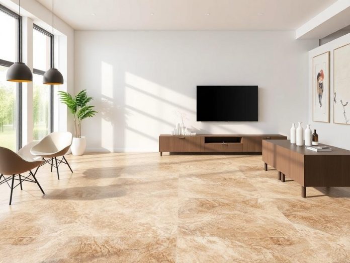 Клеевая кварцвиниловая плитка: надежный пол, который не притворяется