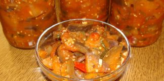 Баклажаны с перцем