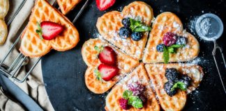 Вафли сердечки