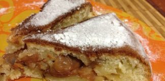 Мокрая шарлотка