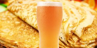 Блины на пиве