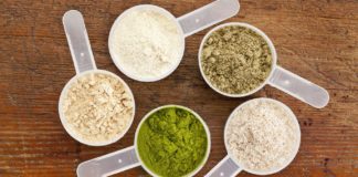 Протеин в мерных ложках