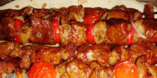 Шашлык с салом