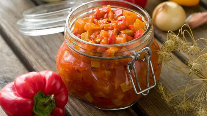 Кабачки с болгарским перцем