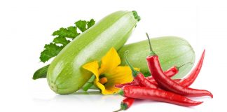 Кабачки с перцем