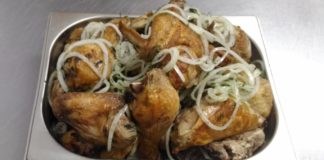 Курица с луком