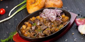 Джыз быз с картошкой