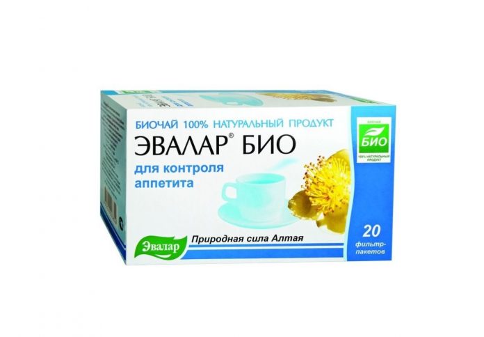 Чай «Эвалар био для контроля аппетита»