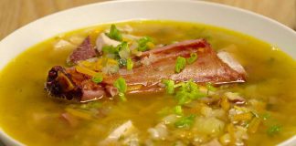 Гороховый суп с ребрами