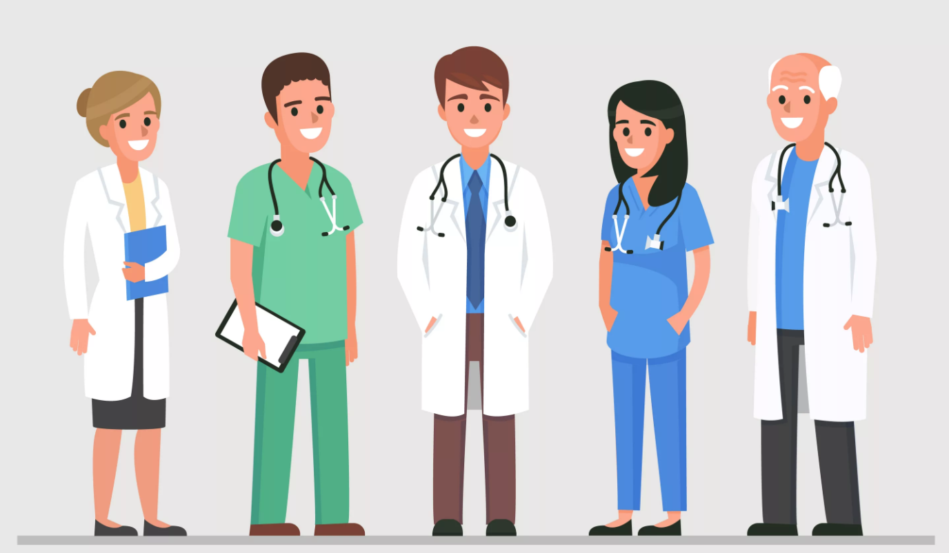 1 раз к 1 врачу. Выбор врача. Иллюстрации с изображением доктора. Медицинские работники иллюстрация. Врач картинка.