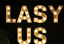 Контражурные буквы: когда шрифт работает в световом силуэте