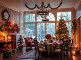 Как превратить загородный дом в новогодскую сказку: идеи и пошаговый план