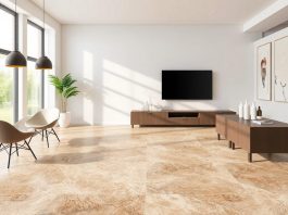 Клеевая кварцвиниловая плитка: надежный пол, который не притворяется